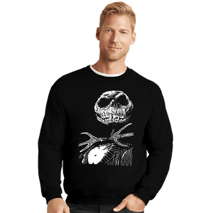 Shirts Crewneck Sweater, Unisex / Small / Black King Pumpkin
