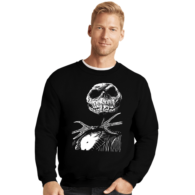 Shirts Crewneck Sweater, Unisex / Small / Black King Pumpkin