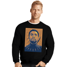 Load image into Gallery viewer, Shirts Crewneck Sweater, Unisex / Small / Black King T&#39;Challa
