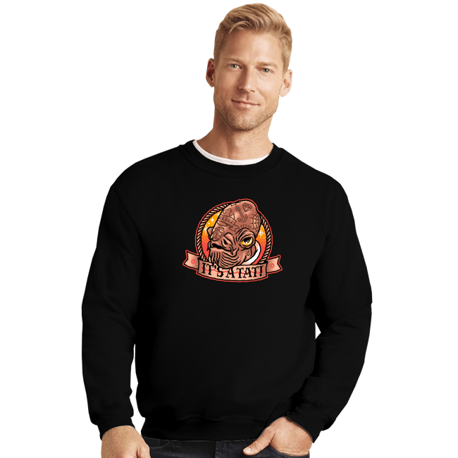 Secret_Shirts Crewneck Sweater, Unisex / Small / Black It's A Tat!