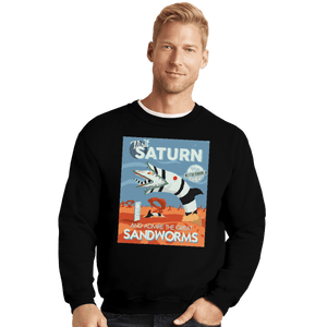 Shirts Crewneck Sweater, Unisex / Small / Black Visit Saturn