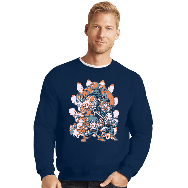 Secret_Shirts Crewneck Sweater, Unisex / Small / Navy Battle Of Destiny