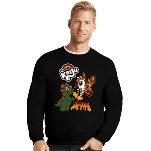 Shirts Crewneck Sweater, Unisex / Small / Black My Little Kaiju