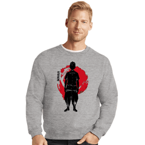 Shirts Crewneck Sweater, Unisex / Small / Sports Grey Crimson takemichi