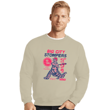 Load image into Gallery viewer, Shirts Crewneck Sweater, Unisex / Small / Sand Big City Stompers
