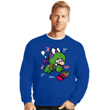 Load image into Gallery viewer, Shirts Crewneck Sweater, Unisex / Small / Royal Blue Super Donny Suit
