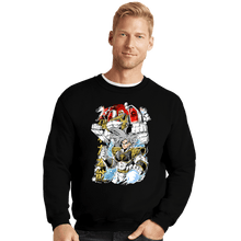 Load image into Gallery viewer, Daily_Deal_Shirts Crewneck Sweater, Unisex / Small / Black Saiyan Ranger
