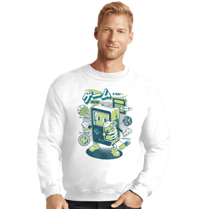 Daily_Deal_Shirts Crewneck Sweater, Unisex / Small / White Game Anatomy