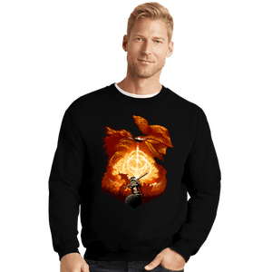 Daily_Deal_Shirts Crewneck Sweater, Unisex / Small / Black Elden Adventure