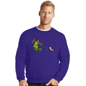 Secret_Shirts Crewneck Sweater, Unisex / Small / Violet Empty Frog
