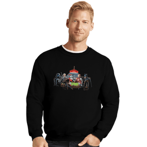 Shirts Crewneck Sweater, Unisex / Small / Black Popculture Tribute