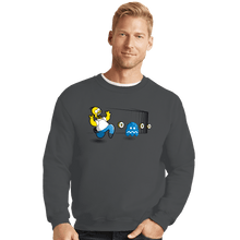Load image into Gallery viewer, Daily_Deal_Shirts Crewneck Sweater, Unisex / Small / Charcoal Fat-Man
