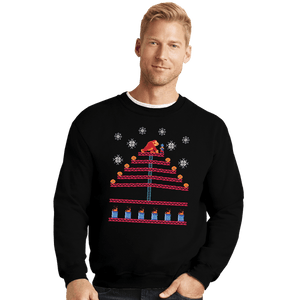 Shirts Crewneck Sweater, Unisex / Small / Black Kong Tree