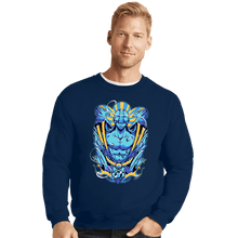 Load image into Gallery viewer, Secret_Shirts Crewneck Sweater, Unisex / Small / Navy Angemon!
