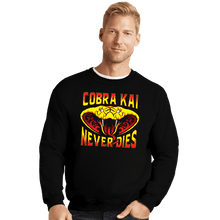 Load image into Gallery viewer, Secret_Shirts Crewneck Sweater, Unisex / Small / Black Never Dies
