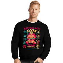 Load image into Gallery viewer, Daily_Deal_Shirts Crewneck Sweater, Unisex / Small / Black Martial Arts Gym
