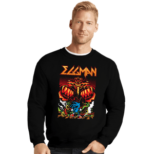 Daily_Deal_Shirts Crewneck Sweater, Unisex / Small / Black Raining Chaos