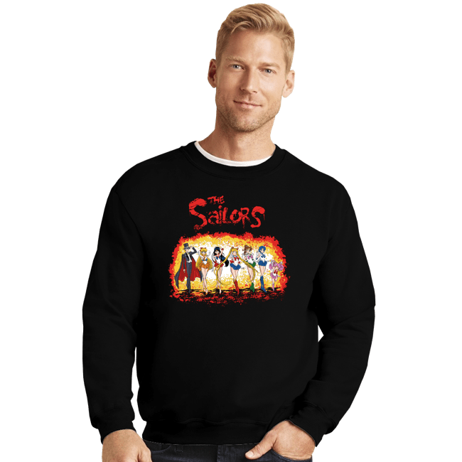 Daily_Deal_Shirts Crewneck Sweater, Unisex / Small / Black The Sailors