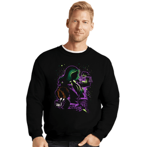Daily_Deal_Shirts Crewneck Sweater, Unisex / Small / Black Strong Lawyer