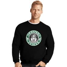 Load image into Gallery viewer, Daily_Deal_Shirts Crewneck Sweater, Unisex / Small / Black It&#39;s Coffee Time
