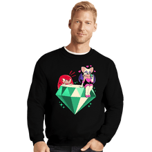 Load image into Gallery viewer, Daily_Deal_Shirts Crewneck Sweater, Unisex / Small / Black Rouge And Knuckles
