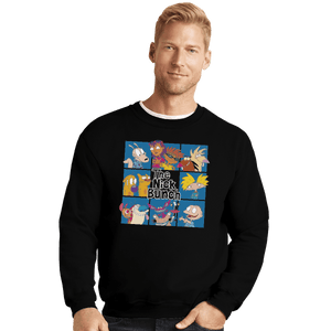 Shirts Crewneck Sweater, Unisex / Small / Black Classic Nick Bunch