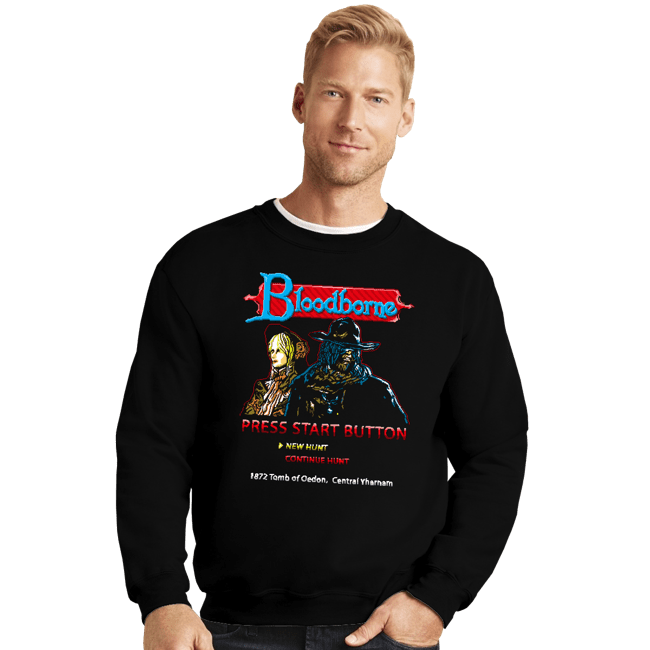 Secret_Shirts Crewneck Sweater, Unisex / Small / Black New Hunt