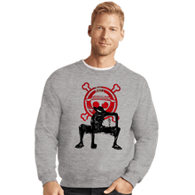 Load image into Gallery viewer, Shirts Crewneck Sweater, Unisex / Small / Sports Grey Crimson Gear 2nd

