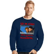 Load image into Gallery viewer, Secret_Shirts Crewneck Sweater, Unisex / Small / Navy Robbing The McCallisters
