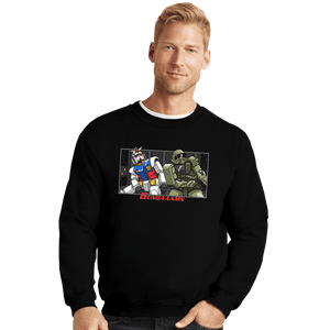 Shirts Crewneck Sweater, Unisex / Small / Black Gundamn