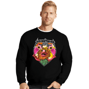 Daily_Deal_Shirts Crewneck Sweater, Unisex / Small / Black Mahna Mahna