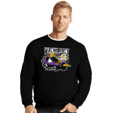 Load image into Gallery viewer, Daily_Deal_Shirts Crewneck Sweater, Unisex / Small / Black Wacky Race
