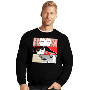 Daily_Deal_Shirts Crewneck Sweater, Unisex / Small / Black Waku Killer Spy