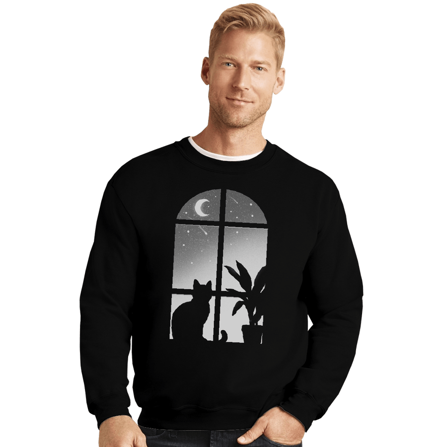 Sold_Out_Shirts Crewneck Sweater, Unisex / Small / Black Catastrophic Glow