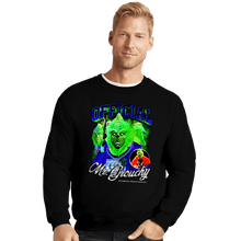 Load image into Gallery viewer, Shirts Crewneck Sweater, Unisex / Small / Black Mr Grouchy x CoDdesigns Bootleg Hip Hop tee
