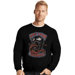 Daily_Deal_Shirts Crewneck Sweater, Unisex / Small / Black Big Venom Energy