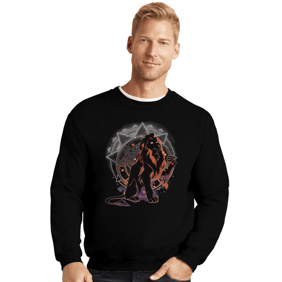 Shirts Crewneck Sweater, Unisex / Small / Black Scar Darkness