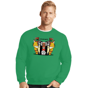 Shirts Crewneck Sweater, Unisex / Small / Irish Green Spirited Friends