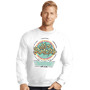 Daily_Deal_Shirts Crewneck Sweater, Unisex / Small / White Wyld Stallyns Live!