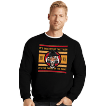 Load image into Gallery viewer, Secret_Shirts Crewneck Sweater, Unisex / Small / Black Eye Of The Tiger
