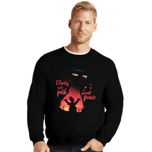 Load image into Gallery viewer, Daily_Deal_Shirts Crewneck Sweater, Unisex / Small / Black Inner Peace
