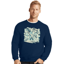 Load image into Gallery viewer, Shirts Crewneck Sweater, Unisex / Small / Navy Blade Resonance
