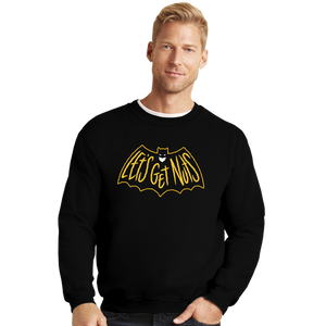Secret_Shirts Crewneck Sweater, Unisex / Small / Black Wanna Get Nuts?