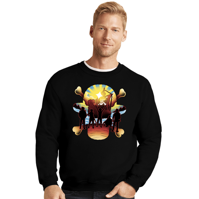 Secret_Shirts Crewneck Sweater, Unisex / Small / Black Nakamas!