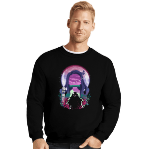 Daily_Deal_Shirts Crewneck Sweater, Unisex / Small / Black Demon  Nezuko