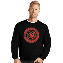 Load image into Gallery viewer, Shirts Crewneck Sweater, Unisex / Small / Black Seal Of Dragons
