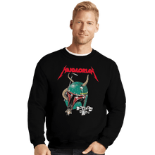 Load image into Gallery viewer, Shirts Crewneck Sweater, Unisex / Small / Black Damaged Armor
