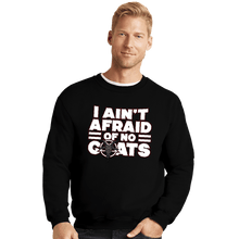 Load image into Gallery viewer, Shirts Crewneck Sweater, Unisex / Small / Black No Goats
