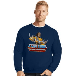 Shirts Crewneck Sweater, Unisex / Small / Navy I Have The Bat'leth