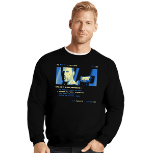 Shirts Crewneck Sweater, Unisex / Small / Black Yippie Ki Yay